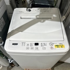 配達可　【ヤマダ 7k 洗濯機】　★6ヶ月保証付/2023年製【管理番号11003】