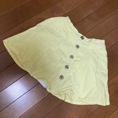 子供用黄色いスカート　サイズXS　