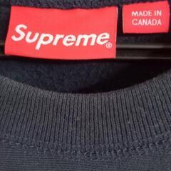 Supreme トレーナー　ネイビーボックスロゴ　美品Sサイズ

