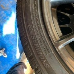 17インチ　タイヤホイール　引き取り限定