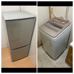 【2点セット】冷蔵庫&洗濯機