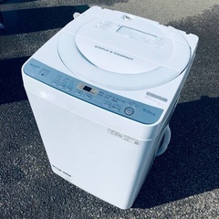 ♦️SHARP 全自動電気洗濯機  【2019年製 】ES-GE6C-W