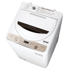 SHARP全自動洗濯機ES-GE6E