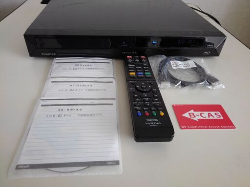 【商談成立】東芝レグザブルーレイレコーダー2010年製　　D-BZ500　動作品
