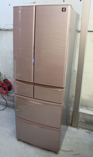 SHARP 6ドア 455L ノンフロン冷凍冷蔵庫 SJ-XF47B-S  Used/美品