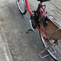 352 パナソニック最新機種電動アシスト自転車vivi24インチ レッドボディー