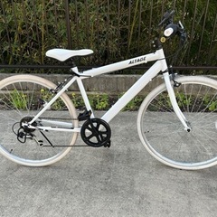 【ネット決済】クロスバイク 可変ステム 自転車 26インチ シマ...