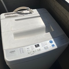 AQUA(アクア)洗濯機4.5kg 