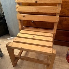木製椅子（手作り）