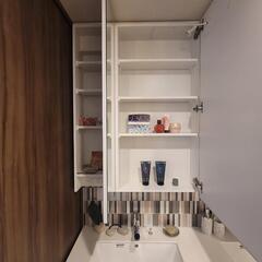 JKG03①◆ツインボウル洗面化粧台・ミラーキャビネット☆幅1650☆展示品☆タカラスタンダード◆