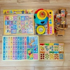 【入学準備／入園準備】アルファベット 数字 立体図形 知育玩具