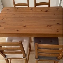 【ネット決済】IKEA ダイニングセット　テーブル　イス　ヨックモック