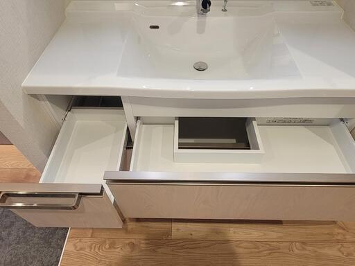 JKG03②◇洗面化粧台・ミラーキャビネット☆幅1200☆展示品  