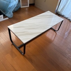 家具 テーブル 大理石風　ローテーブル