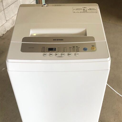 アイリスオーヤマ　IAW-T502E　全自動洗濯機　5kg　2021年製