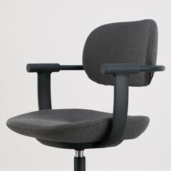 【クリーニング済】ITOKI バーテブラ03チェア 5本脚キャスター KG-825SD-G1C3　ダークグレー×ダークグリーン_ab0572ba_2