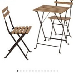 交渉中* IKEA イケア　ガーデンテーブル　チェアセット