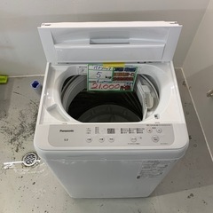 配達可【洗濯機】【パナソニック】5k 2021年製★6ヶ月保証クリーニング済み【管理番号11103】