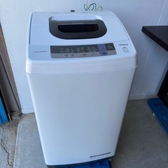 【ネット決済・配送可】洗浄済み HITACHI 洗濯機 5kg ...