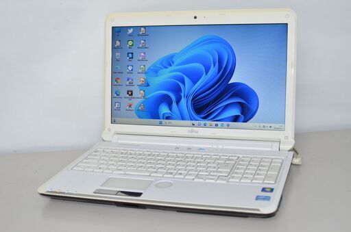 中古良品ノートパソコン 富士通 AH54/D Windows11+office 富士通 AH54/D 高性能 第二世代i3/15.6インチ/無線/メモリ6GB/HDD640GB/DVDマルチ