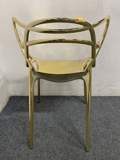 Kartell/カルテル  マスターズ ゴールド ダイニングチェア SFCH-K5864-GG フィリップ・スタルク⑤ 中古家具 店頭引取歓迎 R8081