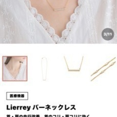 【2000円】Lierrey バーネックレス 