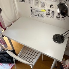 IKEAテーブル(勉強机) 椅子　セット