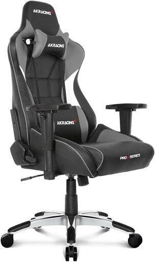 AS0075　AKRacing ゲーミングチェア　Pro-X　グレー