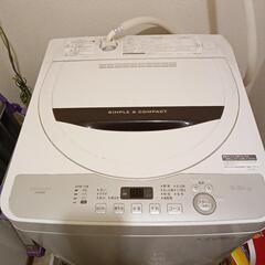 シャープ全自動洗濯機☆5.5k【取引決定】