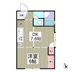 💙フリーレント2ヶ月！敷礼０！《1DK》浜松市♦インターネット無料！嬉しい追い炊き機能付き！コンビニ徒歩圏内！室内洗濯機置場！収納あり！お風呂＆トイレ別！💙 の画像