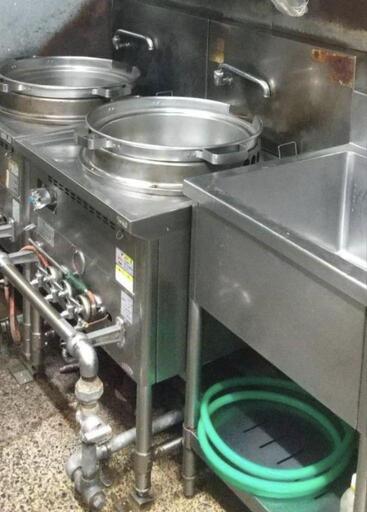 業務用　ガスゆで麺器 TU-1ND 余熱タンク付き 引取手渡し限定　東京都 タニコー 業務用 厨房機器