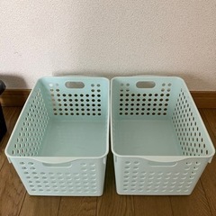 【3/14まで】プラスチックかご　2種