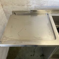 Maruzen】 マルゼン ステンレス 2槽シンク ソイルドシンク 作業台