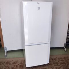 【商談中】三菱 2ドア冷凍冷蔵庫 146L 2018年製 MR-...