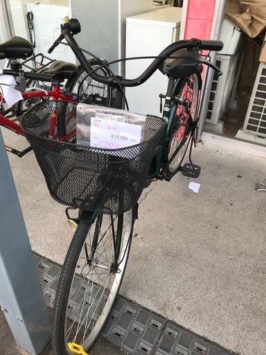 ★ジモティ割あり★  自転車 26インチ グリーン クリーニング済み KJ4624