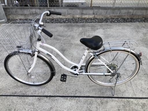 通学用自転車26インチ6段ギヤ