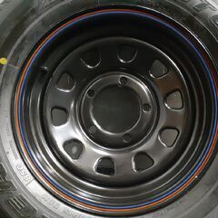 新品【BS DUELER H/L 215/70R15】夏タイヤ【DAYTONA デイトナ 15インチ 6J5HPCD139.7】ジムニー ジムニーシエラ等　(VTP937) 新品【BS DUELER H/L 215/70R15】夏タイヤ【DAYTONA デイトナ 15インチ