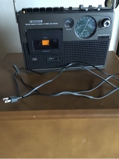 昭和にタイムスリップ SONYラジオカセットデッキ （超歓迎された