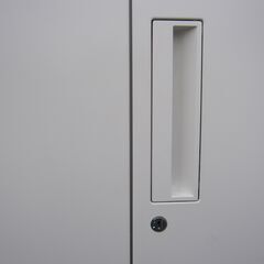 上下書庫セット　両開き/3列22段クリアケース　コクヨ製エディア　BWUH-SU59SAWN　鍵無し・作成可能1100円/本