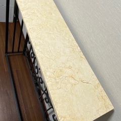 コンソールテーブル 天板大理石 W88cm