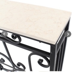 コンソールテーブル 天板大理石 W88cm