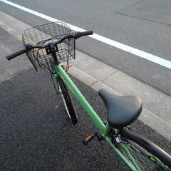 中古自転車２９６２　前後タイヤ新品！　２７インチ　６段ギヤ　LEDオートライト 中古自転車2962 前後タイヤ新品！ 27インチ 6段ギヤ LEDオート