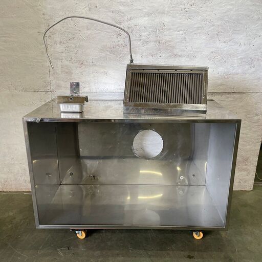 レンジフード ダクトフード 換気フード 排気カバー 厨房設備 業務用 フィルター コレクターカップ 幅1250×奥行590×高さ760mm