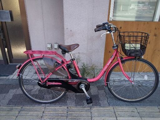 [Panasonic]ViVi DX 26吋ビビDX電動アシスト自転車 8.0Ahバッテリー+充電器(レッドジンジャー)