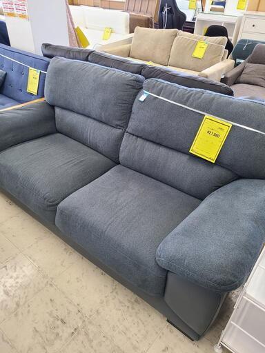 J4469　NITORI　ニトリ　3人掛けソファ　ウォール３KD GY　グレー　クリーニング済　【リユースのサカイ柏店】