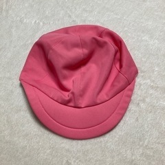 幼稚園　帽子　ピンク　白