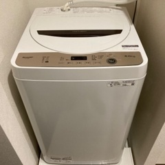 SHARP 洗濯機 6kg 形名ES-GE6F