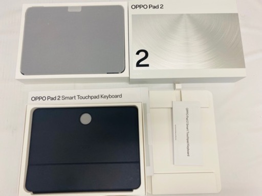極美品 OPPO Pad 2 タブレット OPPO Pad 2 8GB 256GB Wi-Fiモデル 11.6インチ Smart Touchpad Keyboard 付き