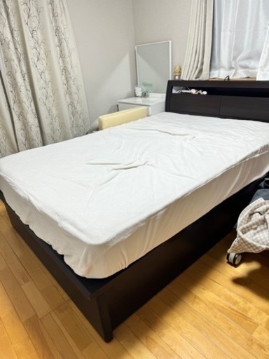 \u003c受付終了しました\u003eダブルベッド(マットレス付き)