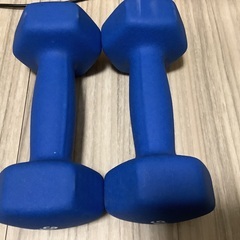 3kg×2　ダンベル　ブルー　青